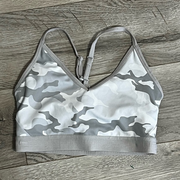 Athletic Works Gray Camouflage Bra - Picture 1 of 3